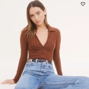 Reformation Jen Bodysuit.